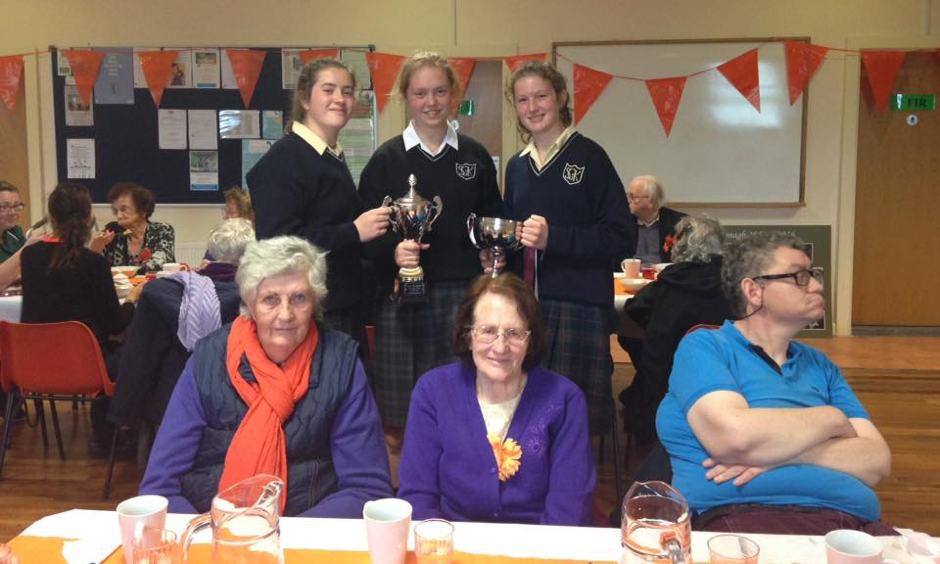 Participants from Engaging Older Members – Lunch Club programme delivered in Ballinderreen GAA club